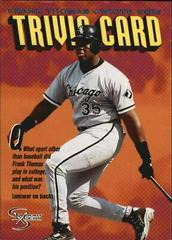 Frank Thomas Baseball Cards 1998 Skybox Dugout Axcess Prices