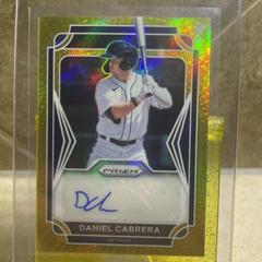 Daniel Cabrera [Gold Prizm] Baseball Cards 2021 Panini Prizm Draft Picks Autographs Prices