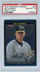 Bill Murphy #28 Baseball Cards 2002 Bowman Chrome Draft Picks Prices