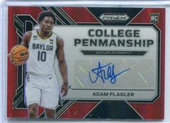 Adam Flagler [Red] #DPA-AFG Basketball Cards 2023 Panini Prizm Draft Picks Autographs Prices