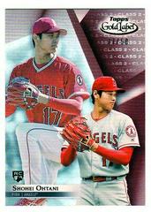 Shohei Ohtani [Class 2 Red] Baseball Cards 2018 Topps Gold Label Prices