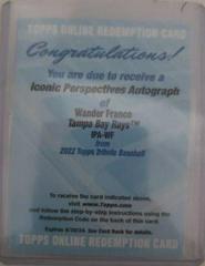 Wander Franco #TA-WF Baseball Cards 2022 Topps Tribute Autographs Prices