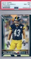 Troy Polamalu [Standing] #44 Football Cards 2015 Topps Prices
