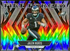Jalen Hurts [Silver Seismic] #FF-3 Football Cards 2023 Panini Phoenix Fire Forged Prices