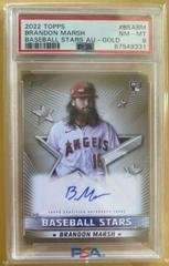 Brandon Marsh [Gold] Baseball Cards 2022 Topps Baseball Stars Autographs Prices