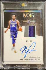 Marvin Bagley III [Patch Autograph Tag] #342 Basketball Cards 2018 Panini Noir Prices