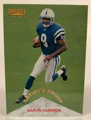 Marvin Harrison [Artist's Proof] Football Cards 1996 Pinnacle Prices