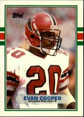 Evan Cooper #129T Football Cards 1989 Topps Traded Prices