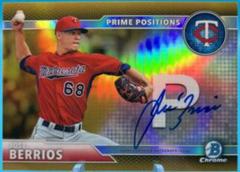 Jose Berrios [Gold Refractor] #PPA-JB Baseball Cards 2016 Bowman Chrome Prime Position Autograph Prices