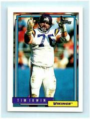 Tim Irwin Football Cards 1992 Topps Prices