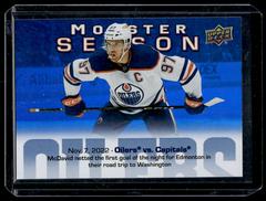 Connor McDavid #MS-13 Hockey Cards 2023 Upper Deck Monster Season Prices