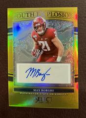 Max Borghi [Gold] #YE-MBO Football Cards 2022 Panini Select Draft Picks Youth Explosion Signatures Prices