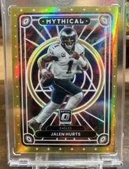 Jalen Hurts [Gold] #M-6 Football Cards 2022 Panini Donruss Optic Mythical Prices