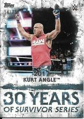 Kurt Angle [Blue] Wrestling Cards 2018 Topps WWE Undisputed 30 Years of Survivor Series Prices