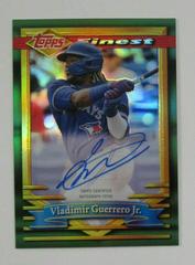 Vladimir Guerrero Jr. [Green Refractor] #FA-VGJ Baseball Cards 2021 Topps Finest Autographs Prices