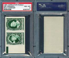 Del Crandall, Billy Gardner Baseball Cards 1961 Topps Stamp Panels Prices