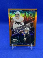 Derek Carr, Maxx Crosby [Orange] #XO-16 Football Cards 2021 Panini Contenders Optic Xs and Os Prices