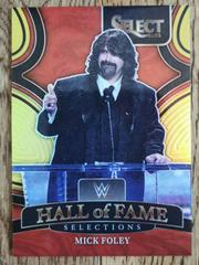Mick Foley [Gold Prizm] Wrestling Cards 2022 Panini Select WWE Hall of Fame Selections Prices
