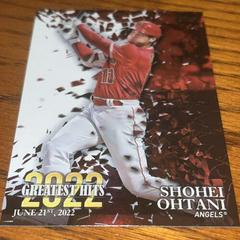 Shohei Ohtani [Black] #22GH-16 Baseball Cards 2023 Topps 2022 Greatest Hits Prices