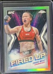 Zhang Weili [Refractor] #FDP-5 Ufc Cards 2024 Topps Chrome UFC Fired Up Prices