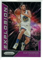 Klay Thompson [Purple Prizm] #9 Basketball Cards 2016 Panini Prizm Explosion Prices
