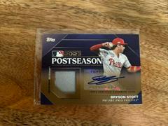 Bryson Stott [Gold] Baseball Cards 2024 Topps Postseason Performance Autograph Prices