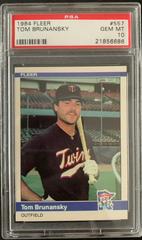 Tom Brunansky #557 Baseball Cards 1984 Fleer Prices