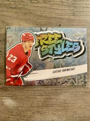 Lucas Raymond [Red] Hockey Cards 2022 Upper Deck Freestyles Prices