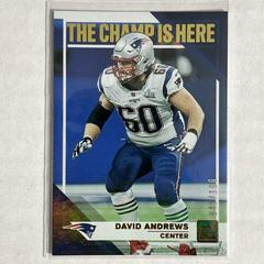 David Andrews [Holo] Football Cards 2019 Donruss The Champ is Here Prices