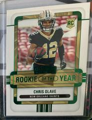 Chris Olave #ROY-COL Football Cards 2022 Panini Contenders Rookie of the Year Prices