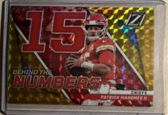 Patrick Mahomes II [Gold] #BN-PM Football Cards 2022 Panini Zenith Behind the Numbers Prices