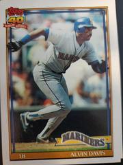 Alvin Davis #515 Baseball Cards 1991 Topps Prices