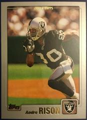 Andre Rison #181 Football Cards 2001 Topps Prices