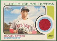 Rafael Devers [Gold] Baseball Cards 2022 Topps Heritage Clubhouse Collection Relics Prices