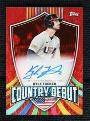 Kyle Tucker [Red Hot] Baseball Cards 2023 Topps World Classic Country Debut Autographs Prices