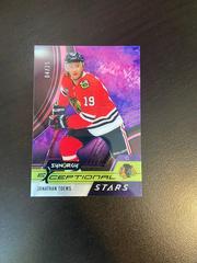 Jonathan Toews [Pink] Hockey Cards 2021 Upper Deck Synergy Exceptional Stars Prices