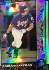 Carlos Beltran [Refractor] #329 Baseball Cards 1999 Bowman Chrome Prices