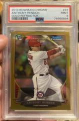 Anthony Rendon [Gold Refractor] #97 Baseball Cards 2013 Bowman Chrome Prices