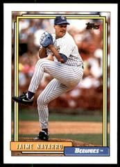 Jamie Navarro #222 Baseball Cards 1992 Topps Prices