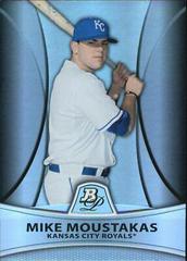 Mike Moustakas [Refractor] Baseball Cards 2010 Bowman Platinum Prospects Prices