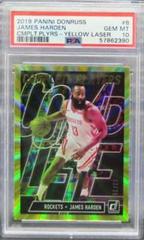 James Harden [Yellow Laser] Basketball Cards 2019 Panini Donruss Complete Players Prices