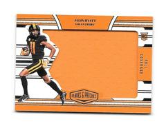 Jalin Hyatt #PFC-JH Football Cards 2023 Panini Chronicles Draft Picks Plates and Patches Full Coverage Prices