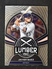 Javier Baez Baseball Cards 2022 Panini Prizm Lumber Inc Prices