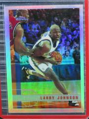 Larry Johnson [Refractor] Basketball Cards 1997 Topps Chrome Prices