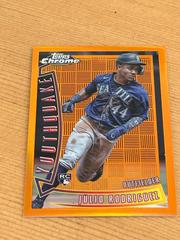 Julio Rodriguez [Orange] Baseball Cards 2022 Topps Chrome Youthquake Prices