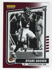 Dyami Brown Football Cards 2021 Panini Instant Black & White Prices