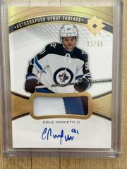 Cole Perfetti #ADT-CP Hockey Cards 2021 Ultimate Collection Debut Threads Auto Patch Prices