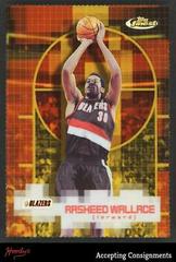Rasheed Wallace Gold Refractor #106 Basketball Cards 2000 Finest Prices