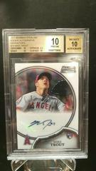 Mike Trout [Refractor] #19 Baseball Cards 2011 Bowman Sterling Rookie Autographs Prices