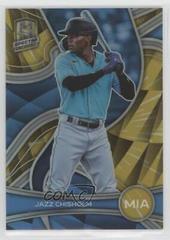 Jazz Chisholm [Gold] #23 Baseball Cards 2022 Panini Chronicles Spectra Prices